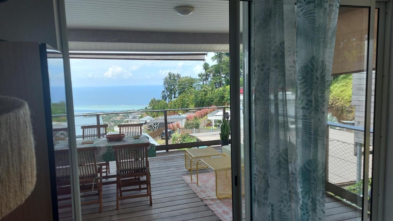 Studio Vaimiti Pour 2 Personnes Vue Mer Et Moorea Faaa Kültér fotó