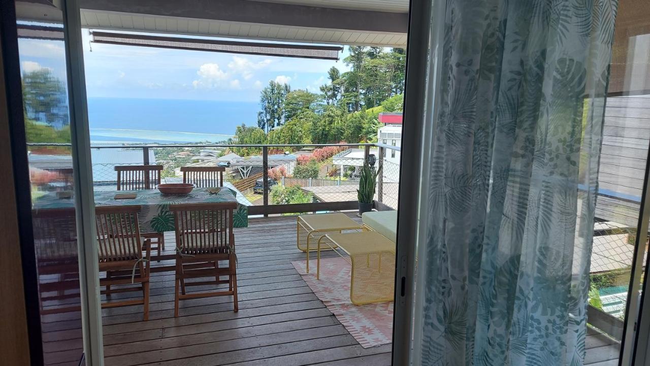 Studio Vaimiti Pour 2 Personnes Vue Mer Et Moorea Faaa Kültér fotó