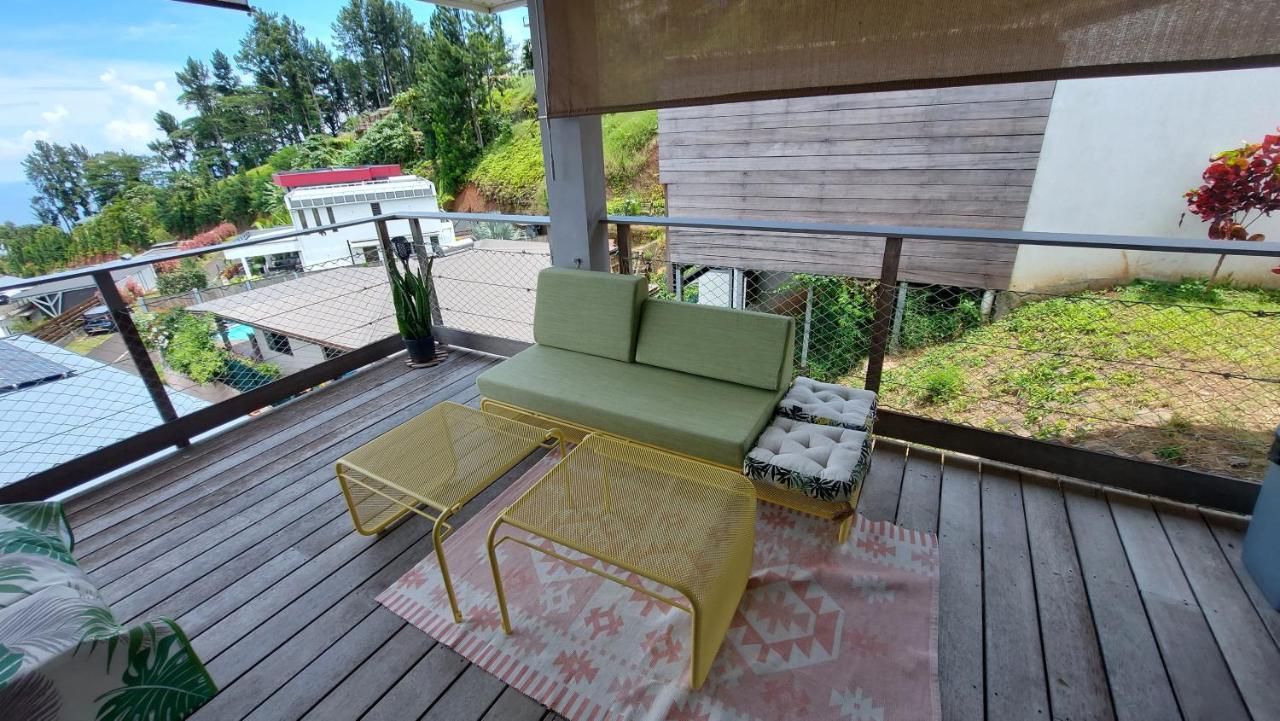Studio Vaimiti Pour 2 Personnes Vue Mer Et Moorea Faaa Kültér fotó